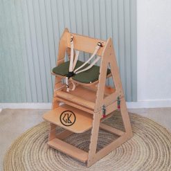 صندلی چندمنظوره کودک مونتهسوری پلای وود (میز + صندلی + صندلی غذا)
